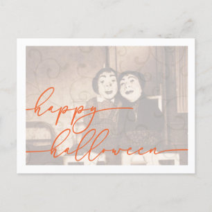 Gruselige Halloween-Postkartenvorlage Postkarte