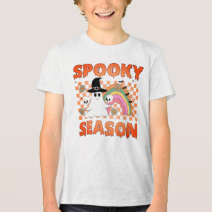 Gruselige Halloween-Stimmung-45634 Tri-Blend Shirt