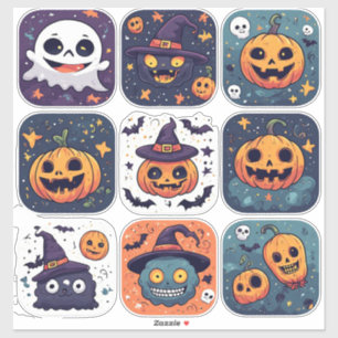 Gruselige Halloween-Süßigkeiten-Icons-Sammlung 👻 Aufkleber