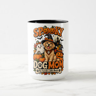 Gruselige Hunde-Mama Halloween Süßer Skelett-Hunde Tasse