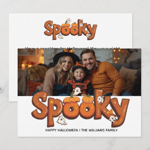 gruselige Jahreszeit, Halloween-Familienfoto-Feier