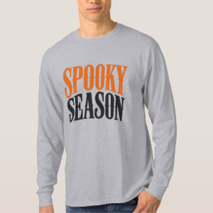 Gruselige Jahreszeit   Halloween-Typografie T-Shirt