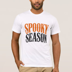 Gruselige Jahreszeit   Halloween-Typografie T-Shirt