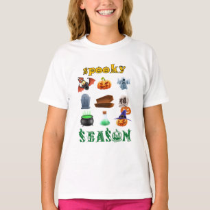 gruselige Jahreszeit Kunstwerk-Miniaturansicht, F T-Shirt