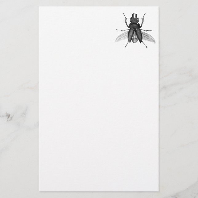 Gruselige Käfer-Wanze mit Scarey Pincher Briefpapier (Vorderseite)