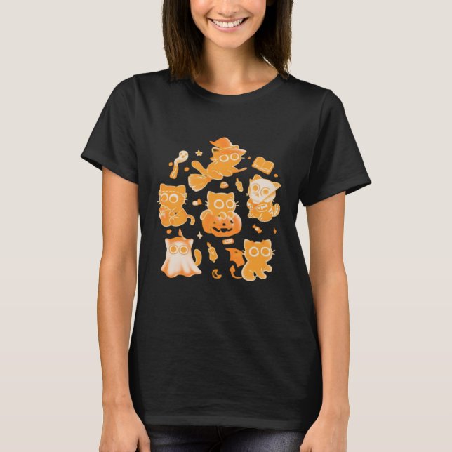 Gruselige Kätzchen Classic T-Shirt (Vorderseite)