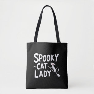 Gruselige Katzenmutter Gruselige Katzenlady Hallow Tasche