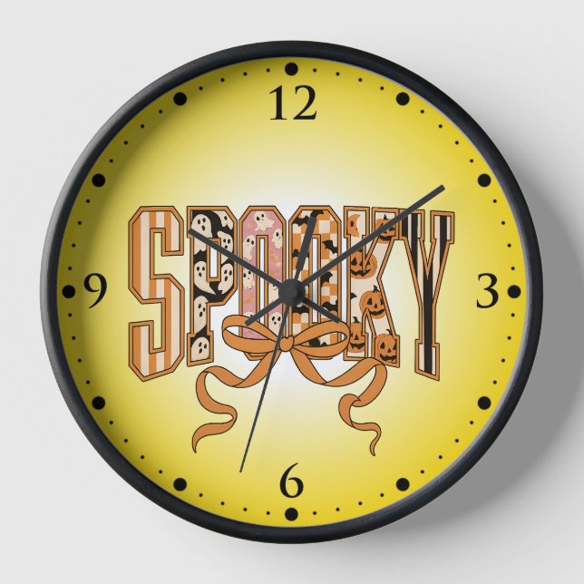 Gruselige Kokette Halloween-Ästhetik-66166 Uhr (Vorderseite)