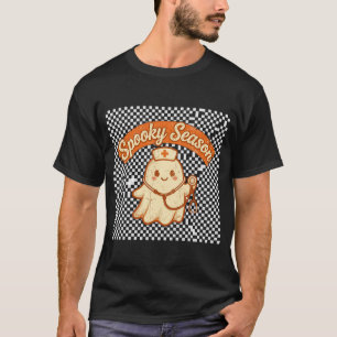 Gruselige Krankenpflegerin Hemd Süßer Geist Kran T-Shirt