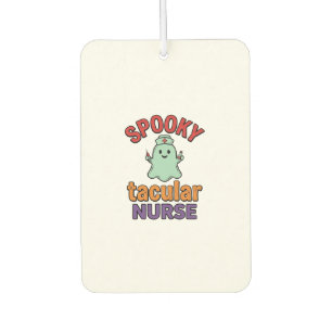 Gruselige Krankenschwester Halloween Vintage Vecto Autolufterfrischer