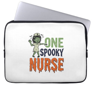Gruselige Krankenschwester Halloween Vintage Vekto Laptopschutzhülle