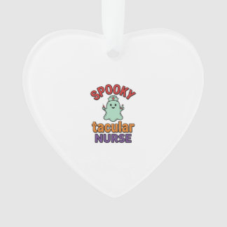 Gruselige Krankenschwester Halloween Vintage Vekto Ornament