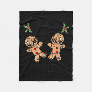 Gruselige Lebkuchen für Krampus Weihnachten Goth H Fleecedecke