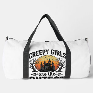 Gruselige Mädchen sind das süßeste Halloween-Vekto Duffle Bag