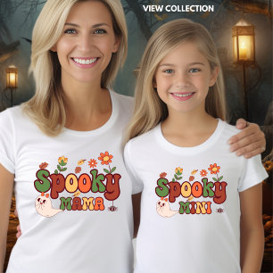 Gruselige Mama Halloween Mommy und ich passende T-Shirt