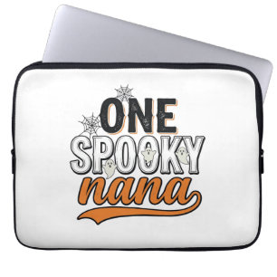 Gruselige Nana Halloween-Geist Vintage-Shirt-Desig Laptopschutzhülle