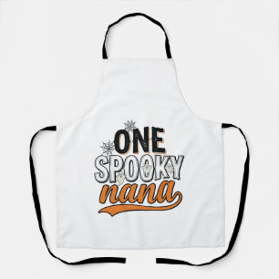 Gruselige Nana Halloween-Geist Vintage-Shirt-Desig Schürze