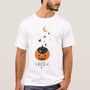 Gruselige Saison Kürbis Halloween Design T-Shirt