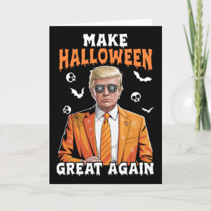 Gruselige Saison Lustig Mach Halloween wieder groß Karte