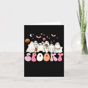 Gruselige Saison Lustiges Spukgespenst Halloween-K Karte