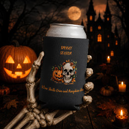 Gruselige Saison Schädel Kürbis Halloween Selters Dosenkühler