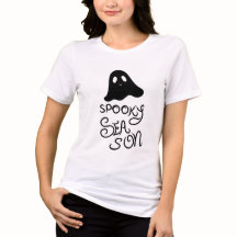 Gruselige Saison süße Geister-Tri-Blend-Shirt