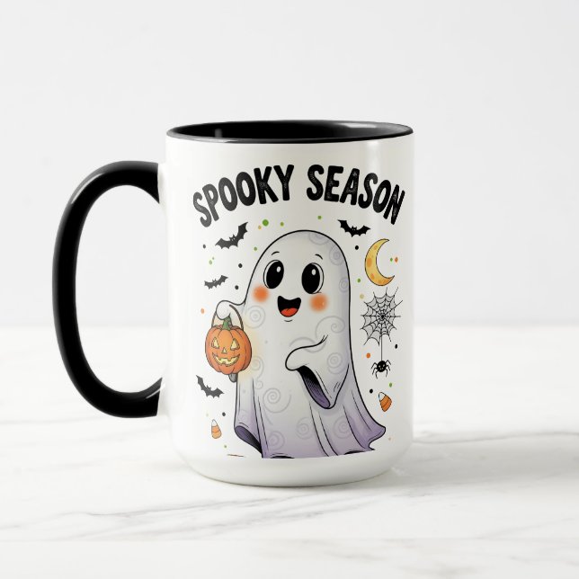 Gruselige Saison Süßer Geist Tasse (Links)