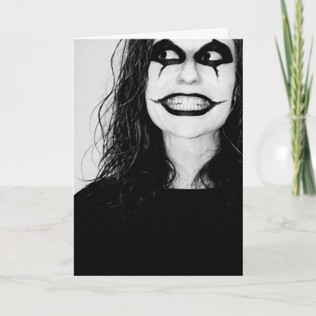 Gruselige sarkastische Karte der Mutter Tages (Vorderseite)