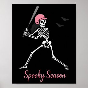 Gruselige Softll Skelette Halloween Kostüm Vibes S Poster