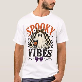 Gruselige Stimmung Süßes Retro-Halloween-T-Shirt T-Shirt