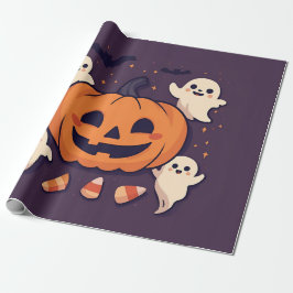 Gruselige süße Halloween-Party Geschenkpapier