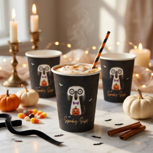 Gruselige Süße Halloween-Party Pappbecher