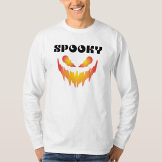 Gruselige Typografie Halloween Basic Sweatshirt T-Shirt