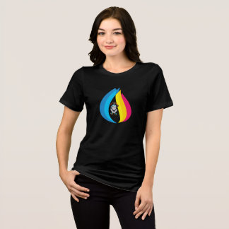 Gruselige Vibes – Halloween-Design Damen-T-Shirt Tri-Blend Shirt