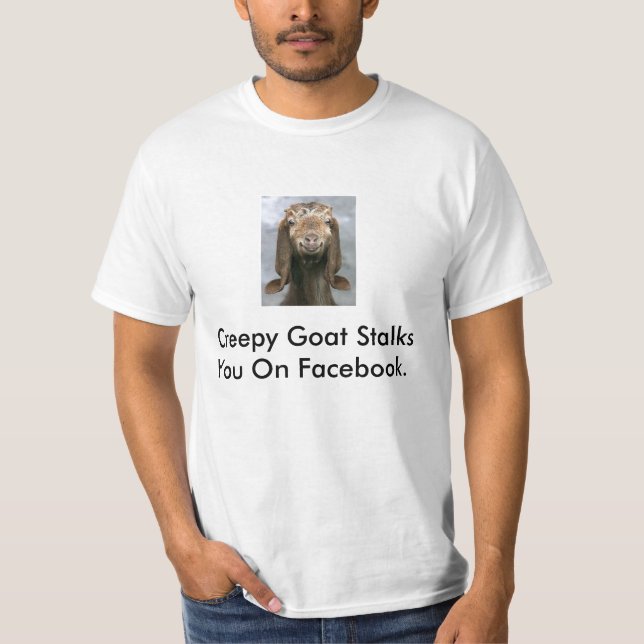 Gruselige Ziege T-Shirt (Vorderseite)