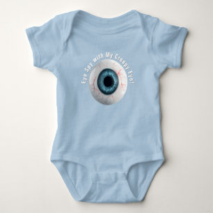 Gruseliger anpassbarer Augen-Spion mit meinem grus Baby Strampler