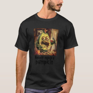 Gruseliger Avocado in Kürbis, Halloween, Avocado T-Shirt