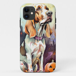 Gruseliger Basset Hound mit Kürbissen Halloween  Case-Mate iPhone Hülle