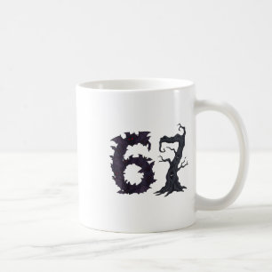 Gruseliger Baum und erschrockene Ts Lustiger Lehre Kaffeetasse