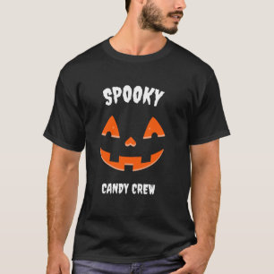 Gruseliger Candy Crew - Kürbiskopf - Halloween T-Shirt