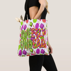 Gruseliger Candy Zombie Mashup für Halloween Tasche
