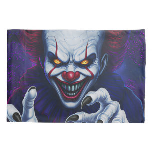 Gruseliger Clown Bettwäsche Kissenbezug
