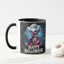 Gruseliger Clown Frohes Halloween