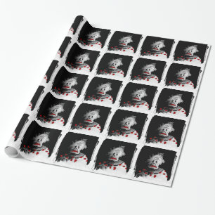 Gruseliger Clown Geschenkpapier
