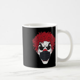 Gruseliger Clown mit Gesichtsmaske Germophobe Hall Kaffeetasse