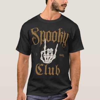 Gruseliger Club Est 1693 Frohes Halloween-Fest T-Shirt