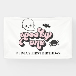 Gruseliger Erster Halloween Geburtstag Banner