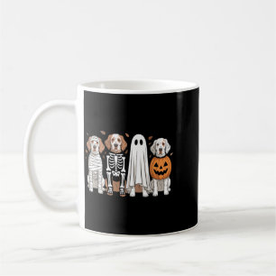 Gruseliger Geist Englischer Setter Kürbis Hallowee Kaffeetasse