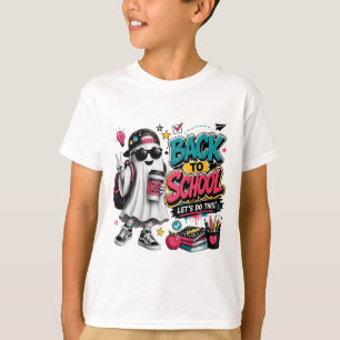 Gruseliger Geist Zurück in die Schule Halloween-Sh T-Shirt