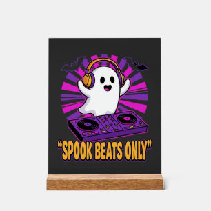 Gruseliger Geister-DJ-Halloween-Beats-Design_1 Acrylschild